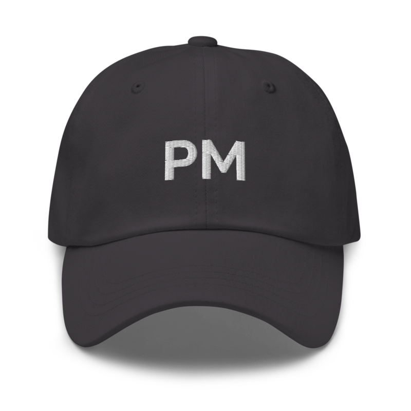 Pm Hat - Dark Grey