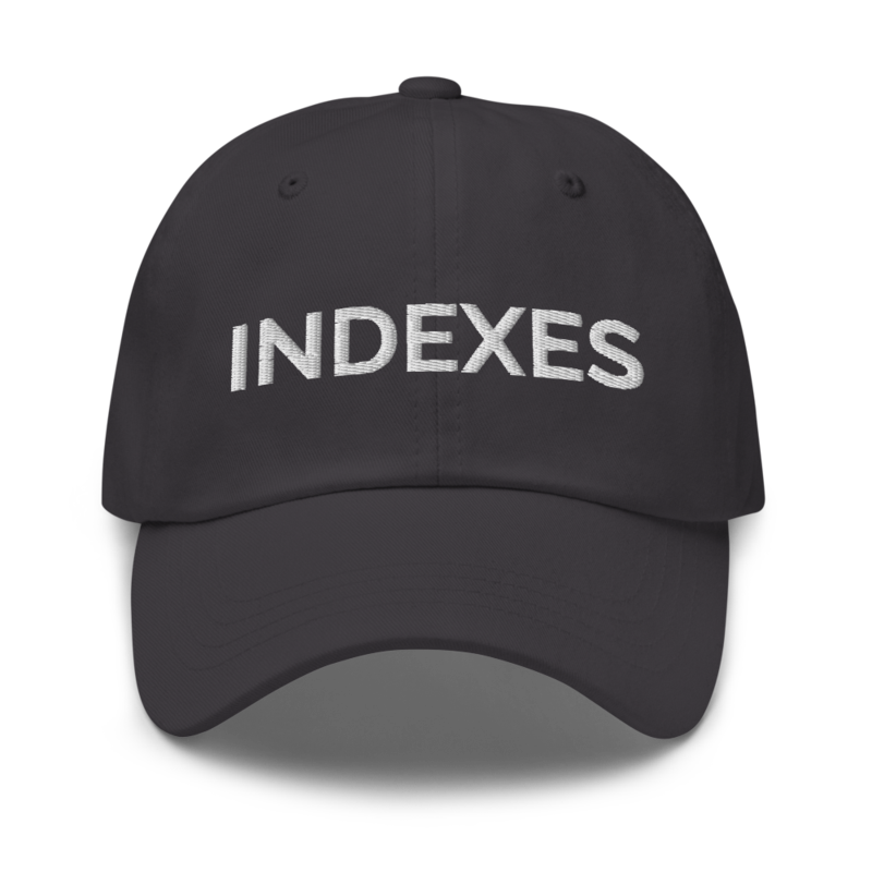 Indexes Hat - Dark Grey