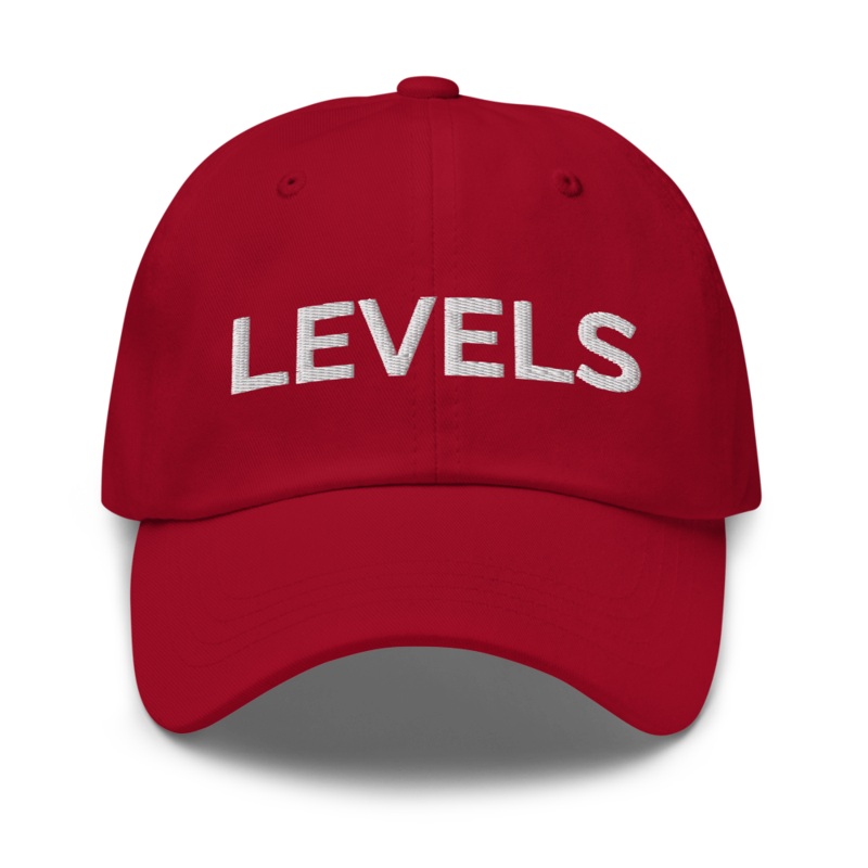 Levels Hat - Cranberry