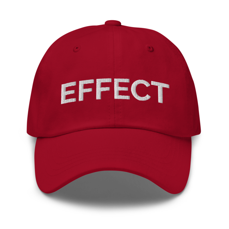 Effect Hat - Cranberry