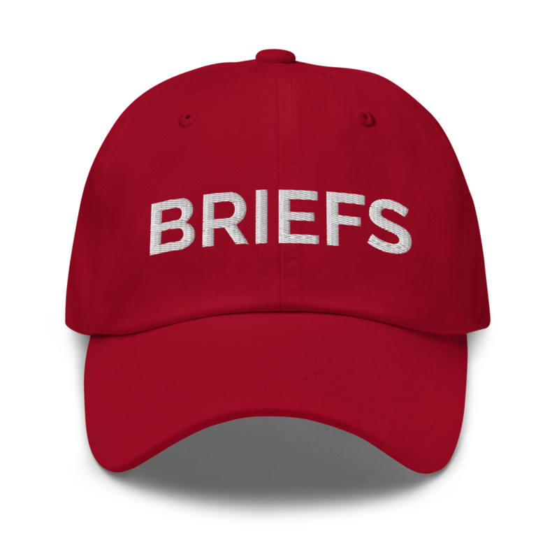 Briefs Hat - Cranberry