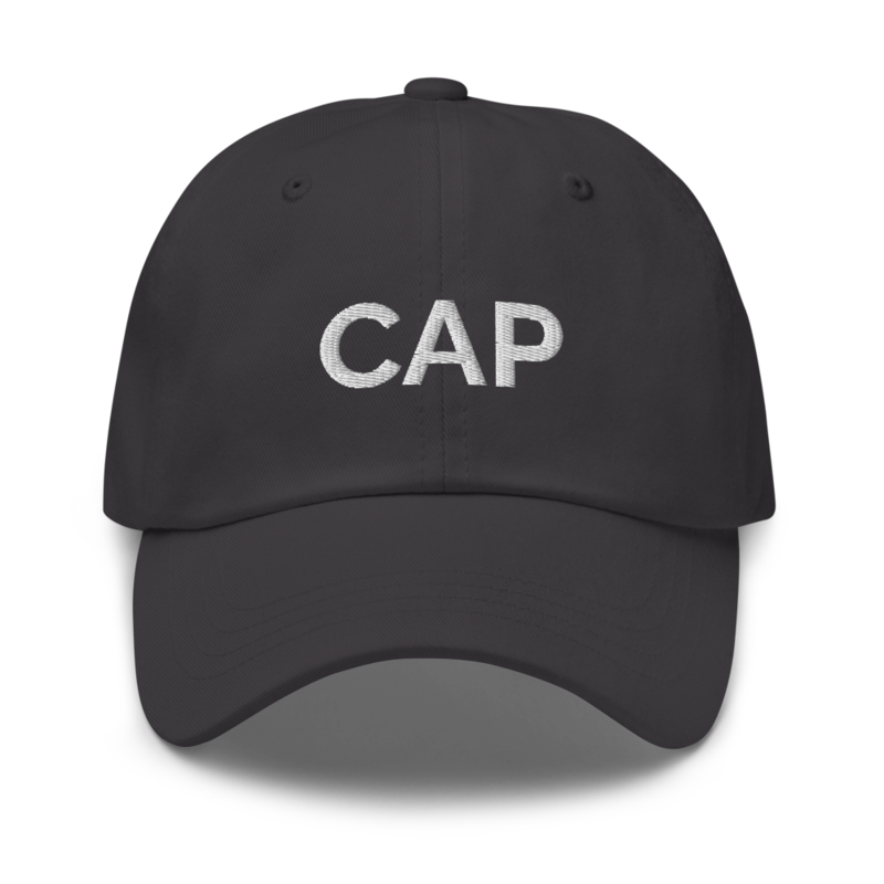 Cap Hat - Dark Grey