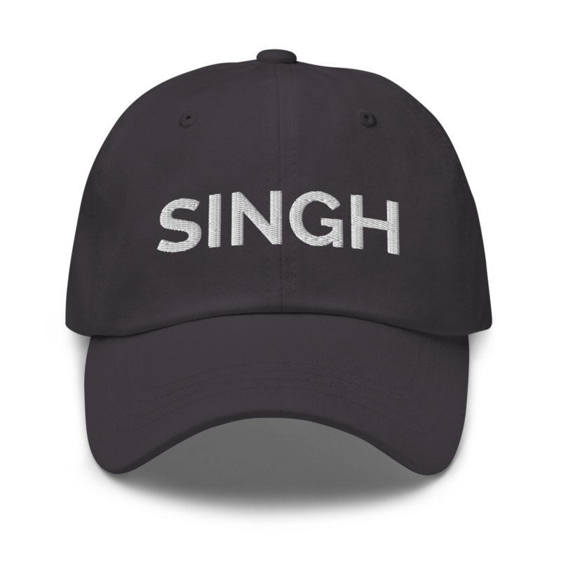 Singh Hat - Dark Grey