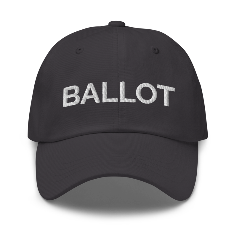 Ballot Hat - Dark Grey