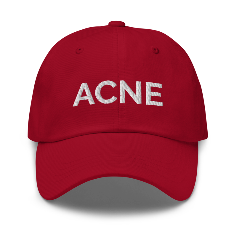 Acne Hat - Cranberry