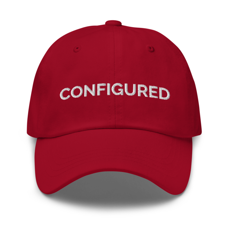 Configured Hat - Cranberry