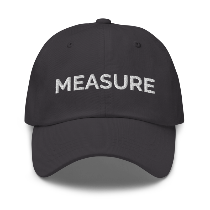 Measure Hat - Dark Grey