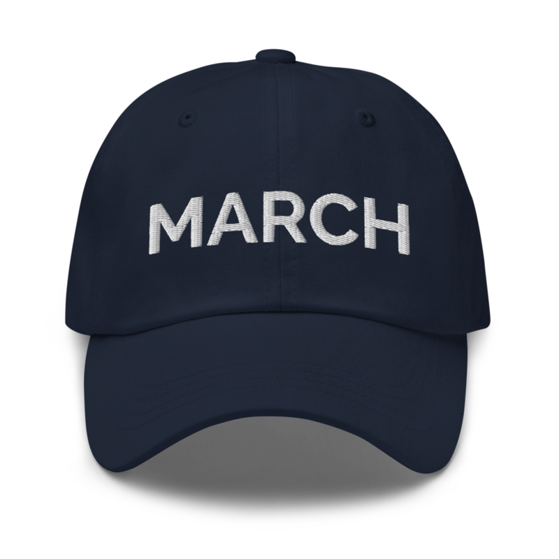 March Hat - Navy