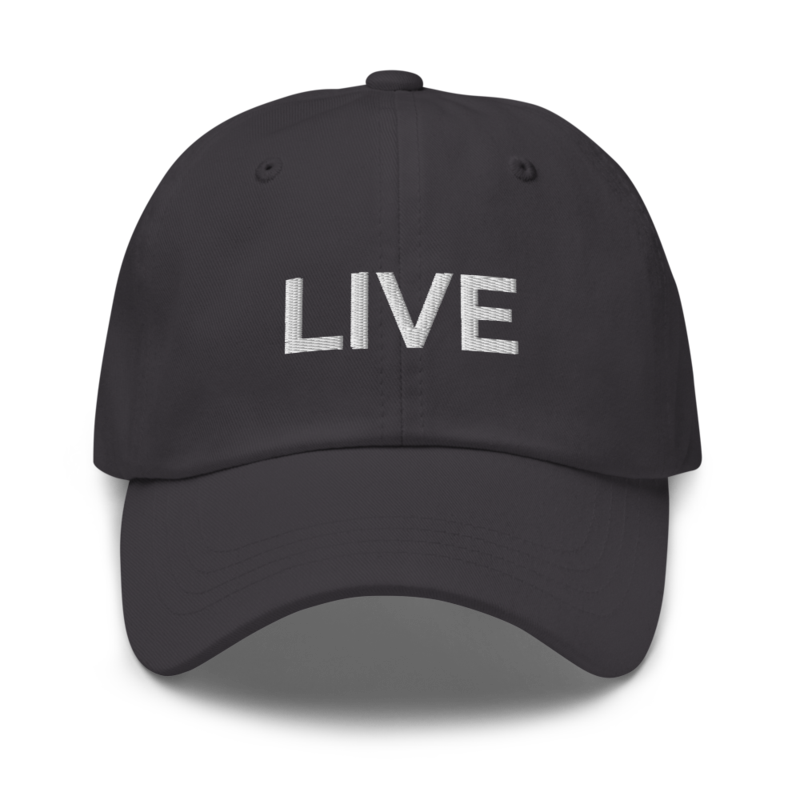 Live Hat - Dark Grey