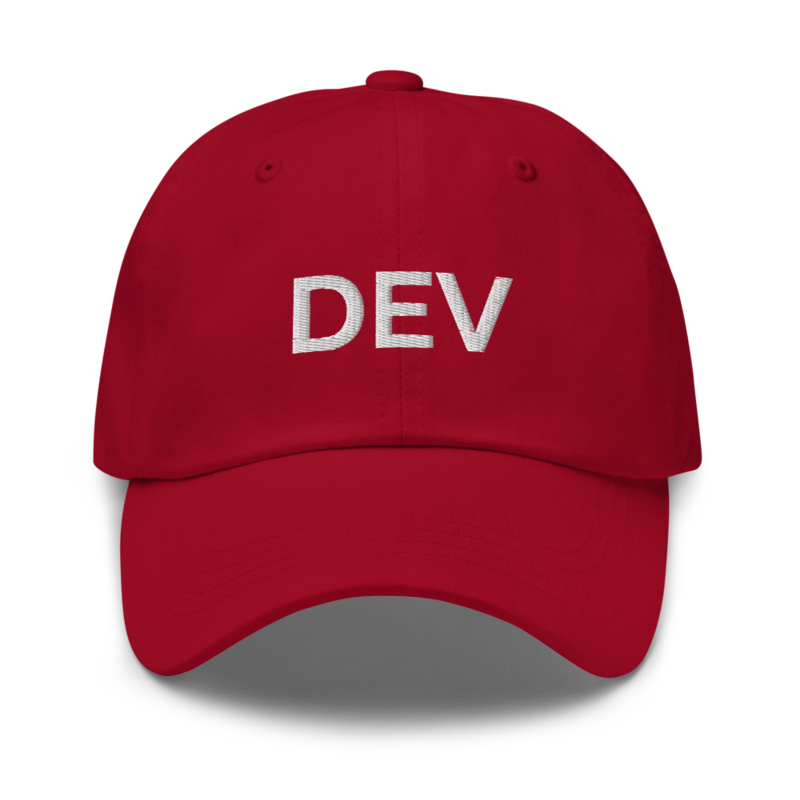 Dev Hat - Cranberry