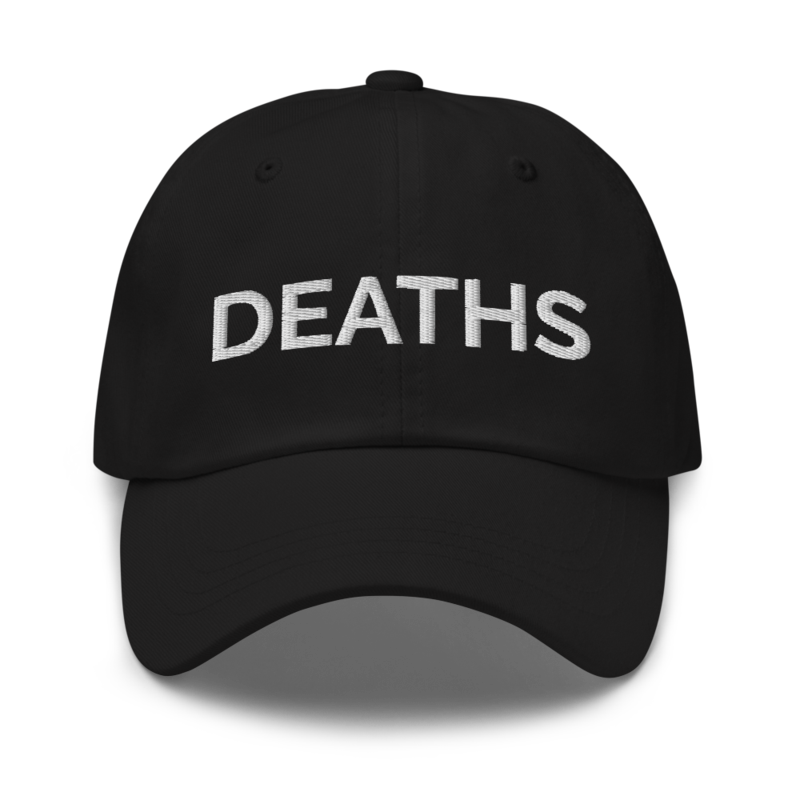 Deaths Hat - Black