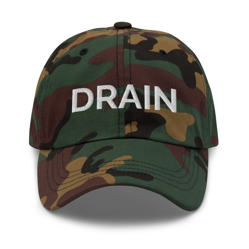 Drain Hat - Green Camo