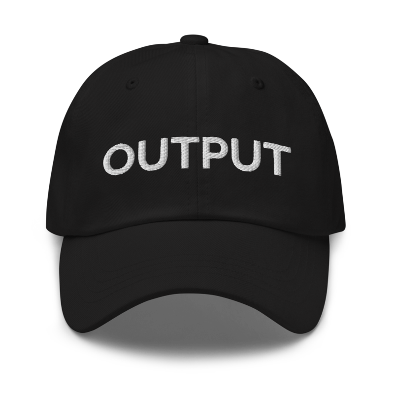 Output Hat - Black