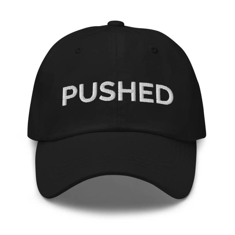 Pushed Hat - Black