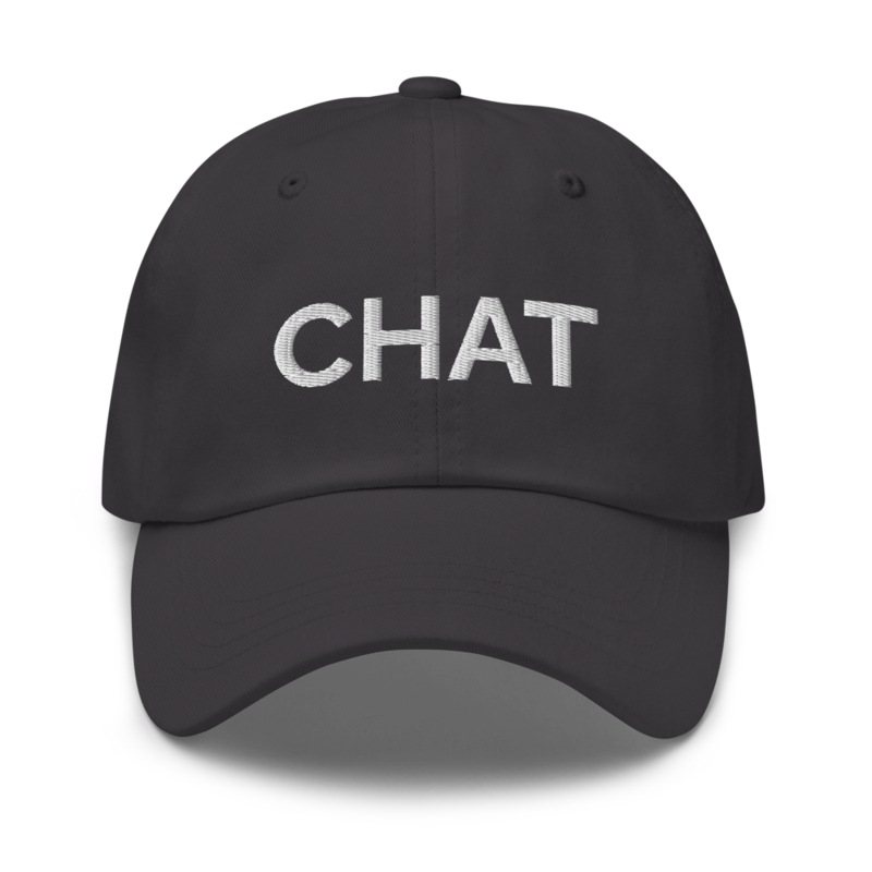 Chat Hat - Dark Grey