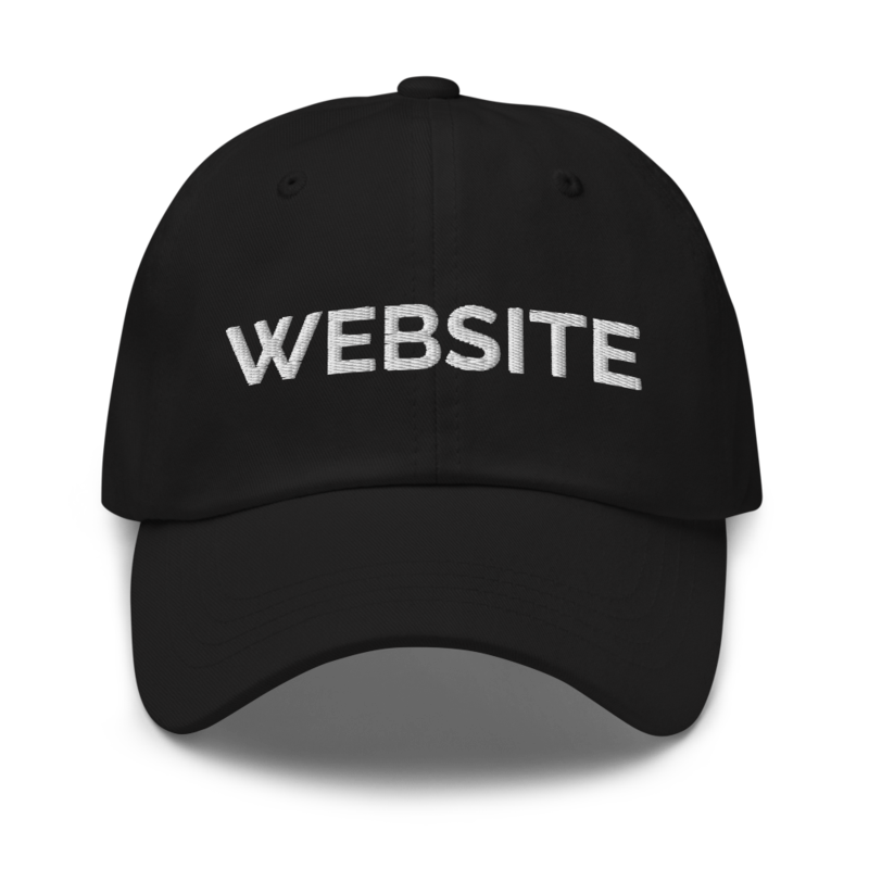 Website Hat - Black