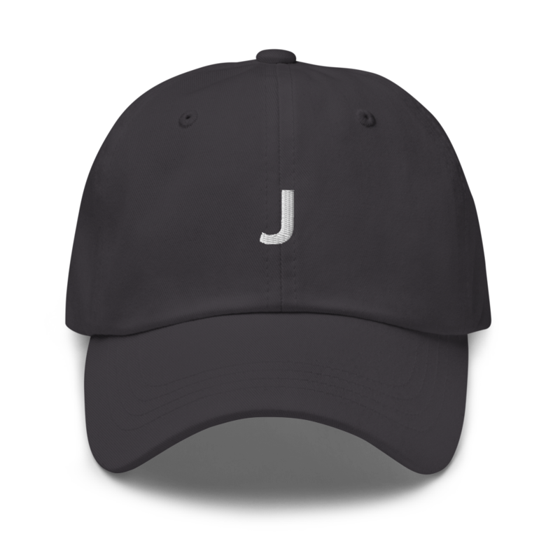 J Hat - Dark Grey