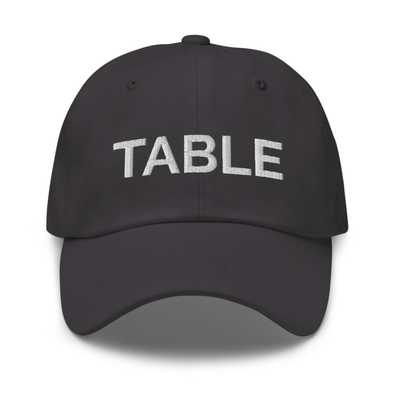 Table Hat - Dark Grey