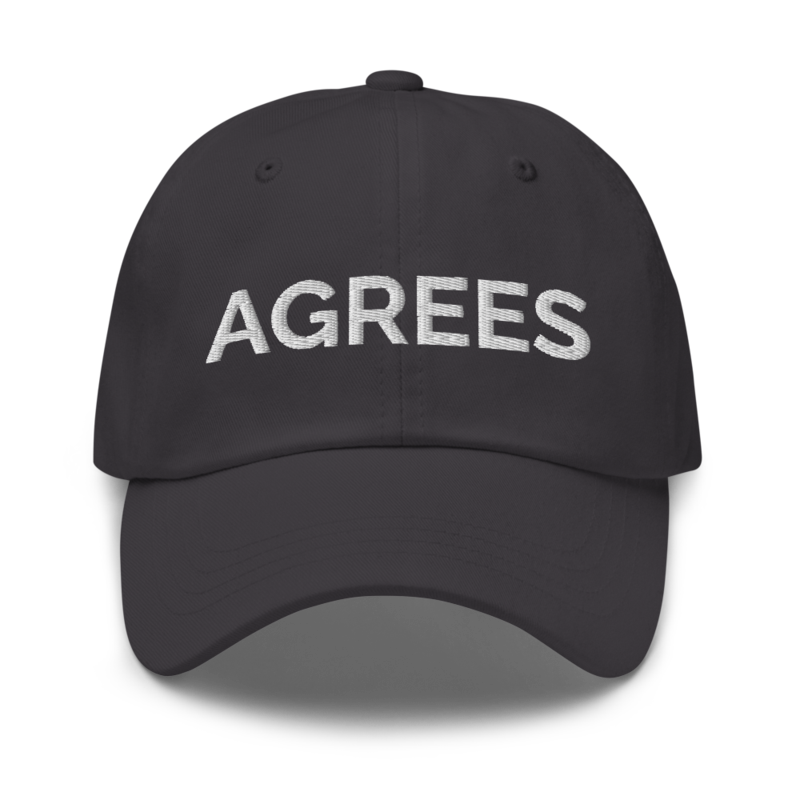 Agrees Hat - Dark Grey
