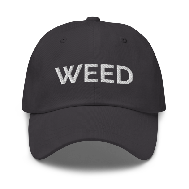 Weed Hat - Dark Grey