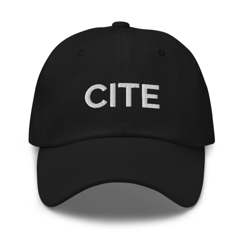 Cite Hat - Black