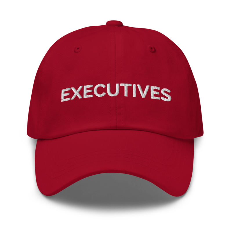 Executives Hat - Cranberry
