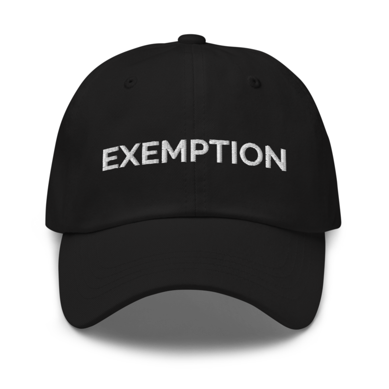 Exemption Hat - Black