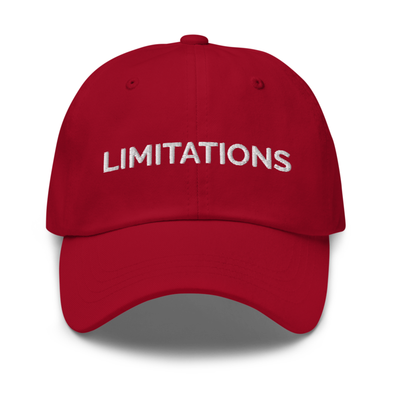 Limitations Hat - Cranberry