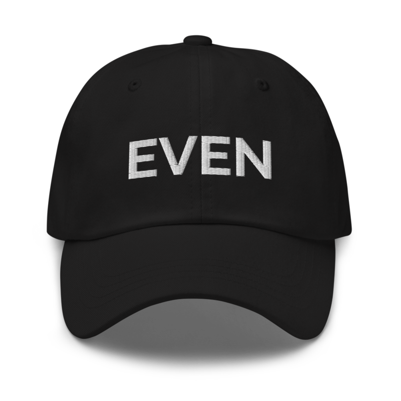 Even Hat - Black