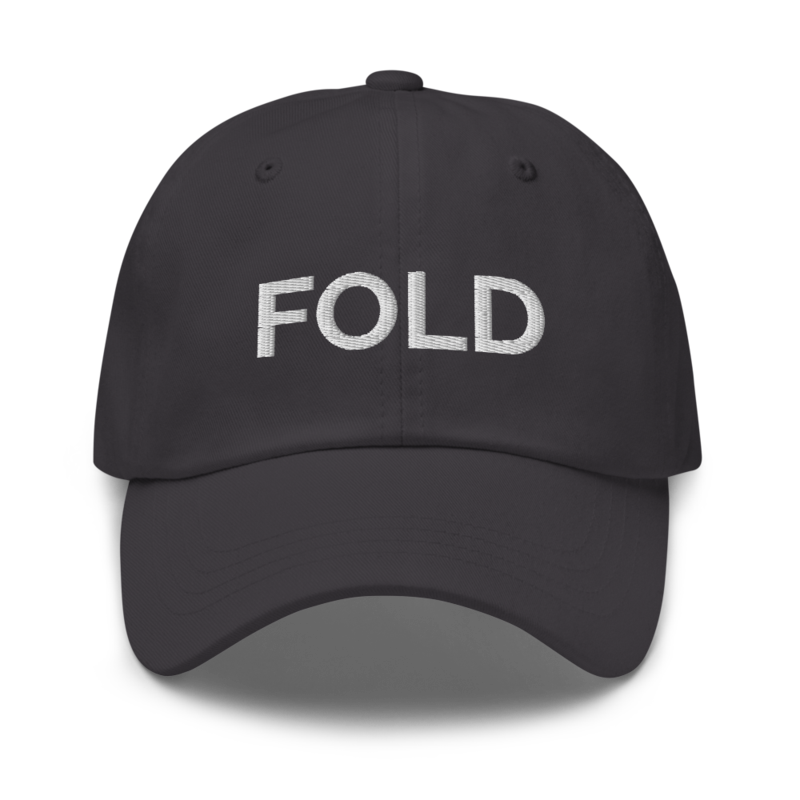 Fold Hat - Dark Grey