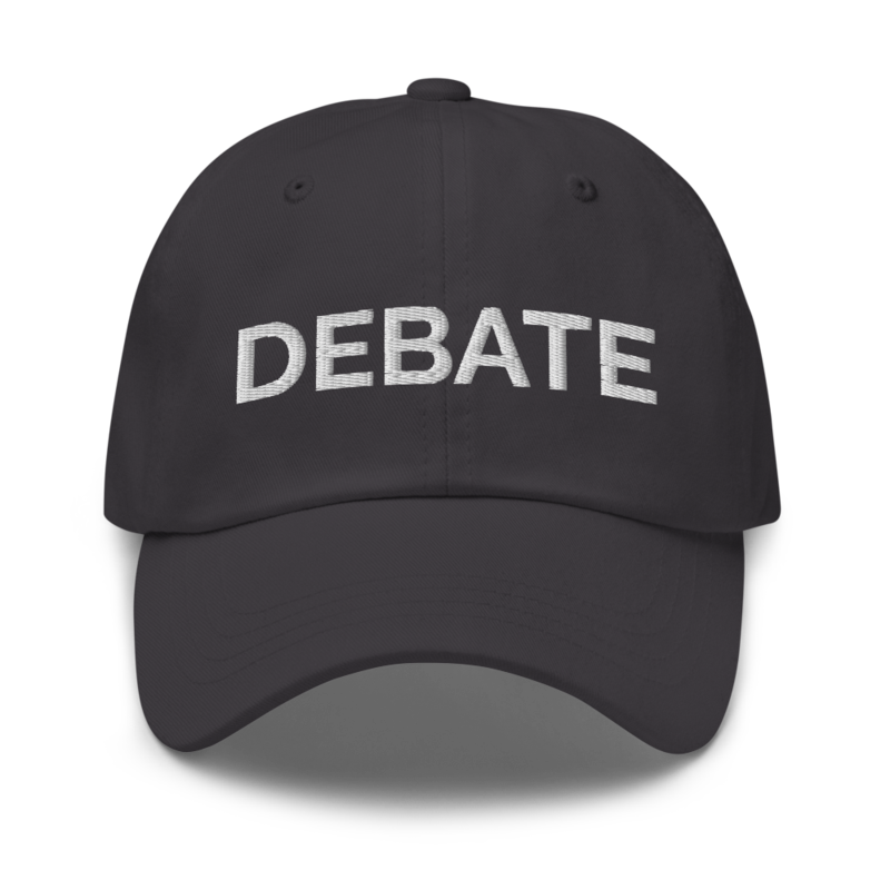 Debate Hat - Dark Grey