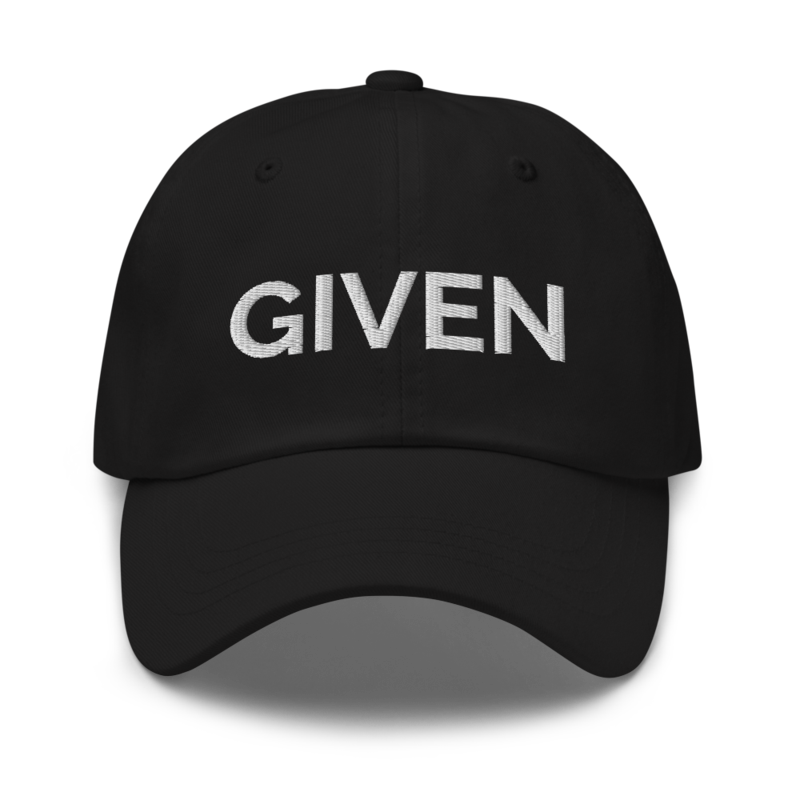 Given Hat - Black