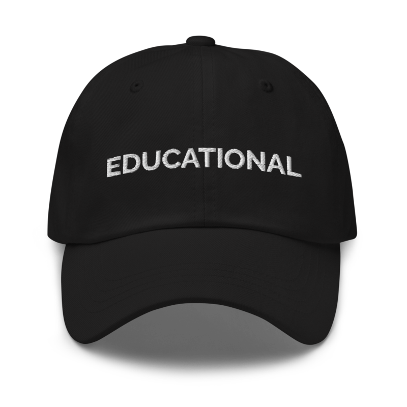 Educational Hat - Black