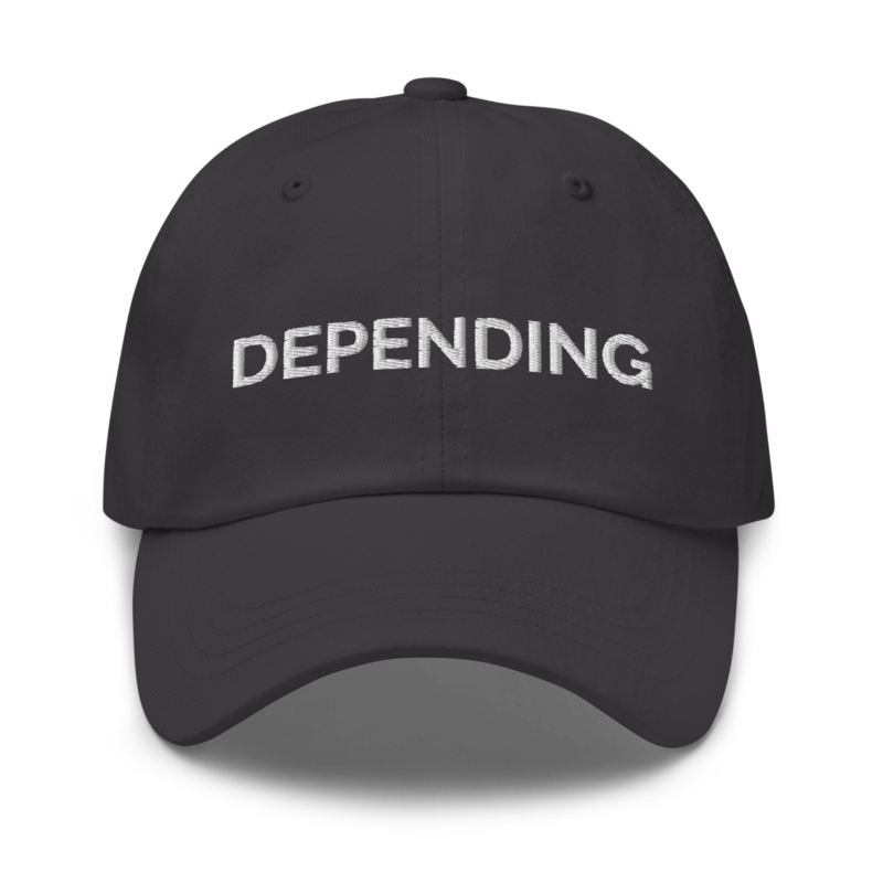 Depending Hat - Dark Grey
