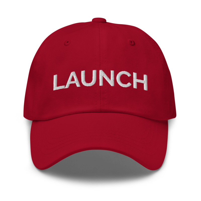 Launch Hat - Cranberry