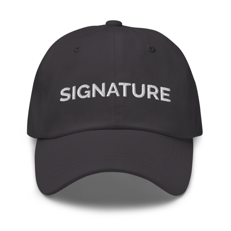 Signature Hat - Dark Grey
