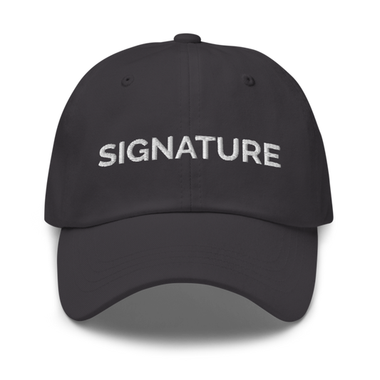 Signature Hat - Dark Grey