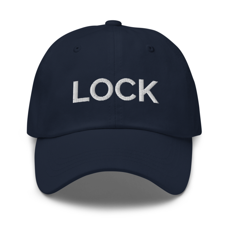 Lock Hat - Navy