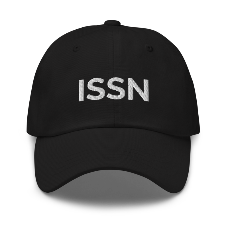 Issn Hat - Black