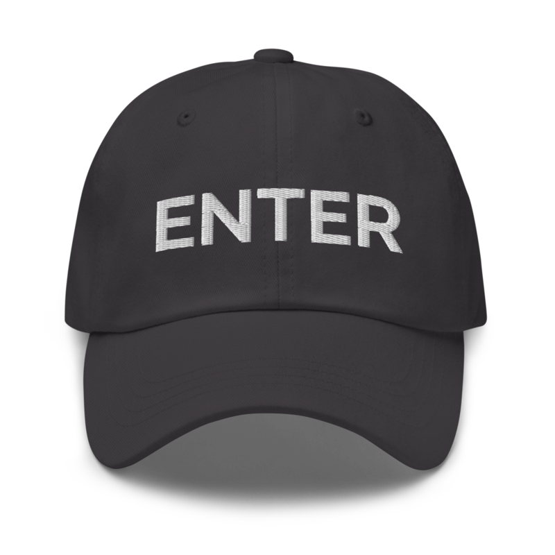 Enter Hat - Dark Grey