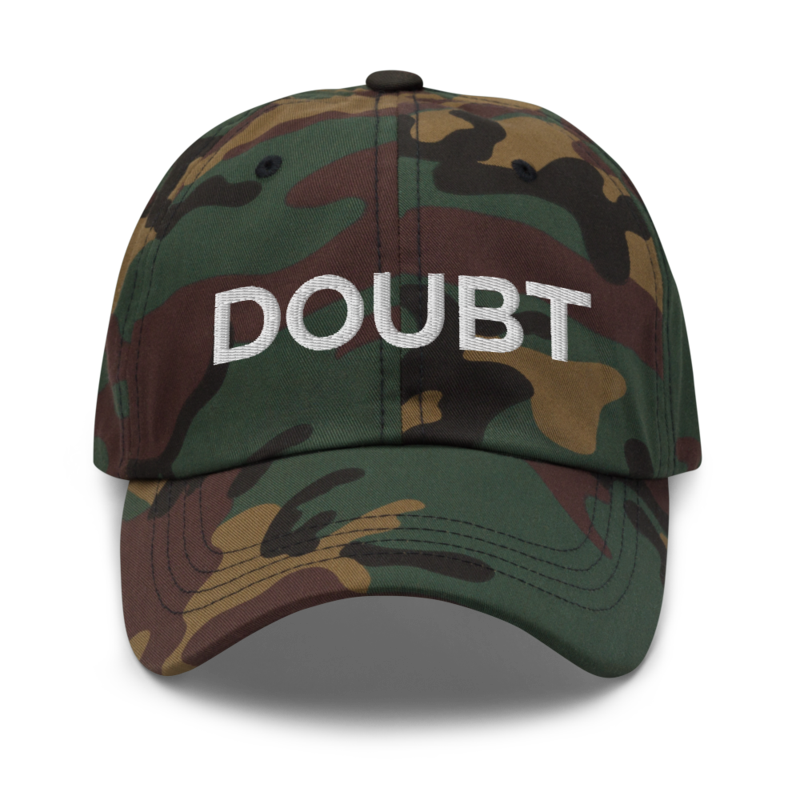 Doubt Hat - Green Camo