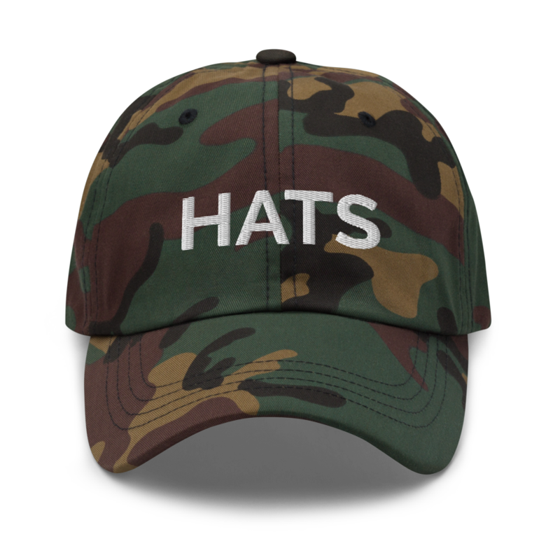 Hats Hat - Green Camo