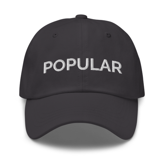 Popular Hat - Dark Grey