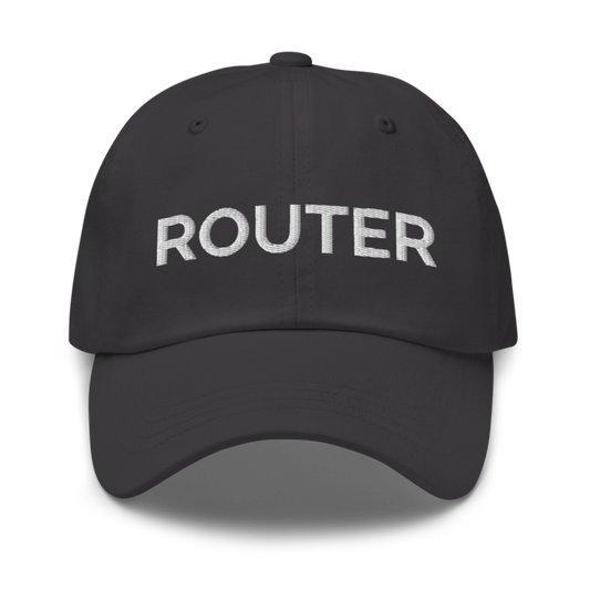 Router Hat - Dark Grey