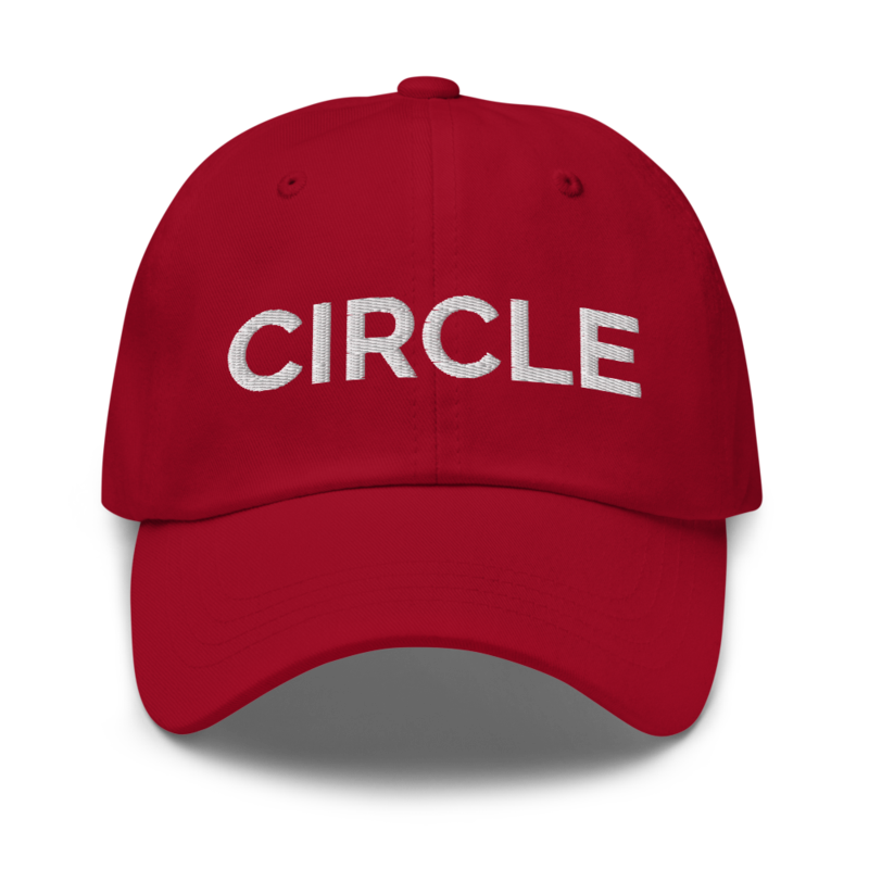 Circle Hat - Cranberry