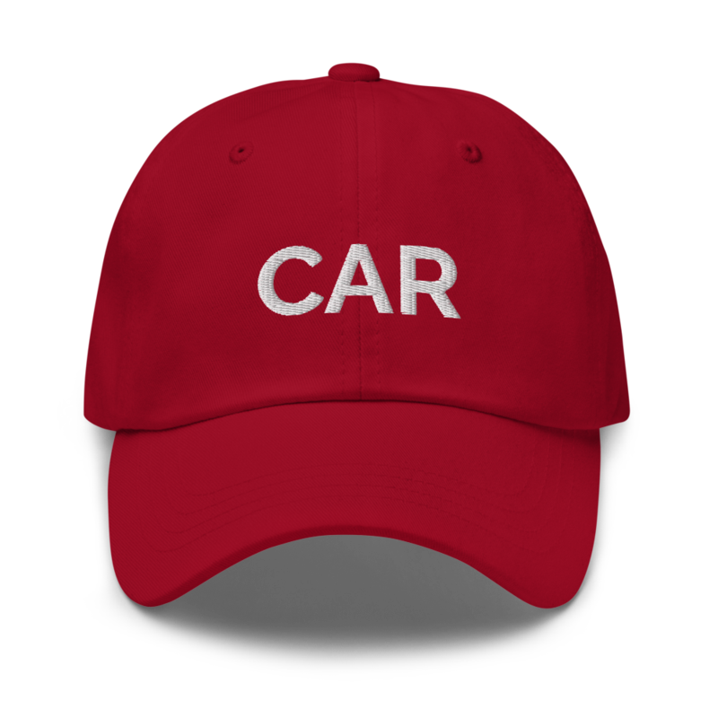 Car Hat - Cranberry