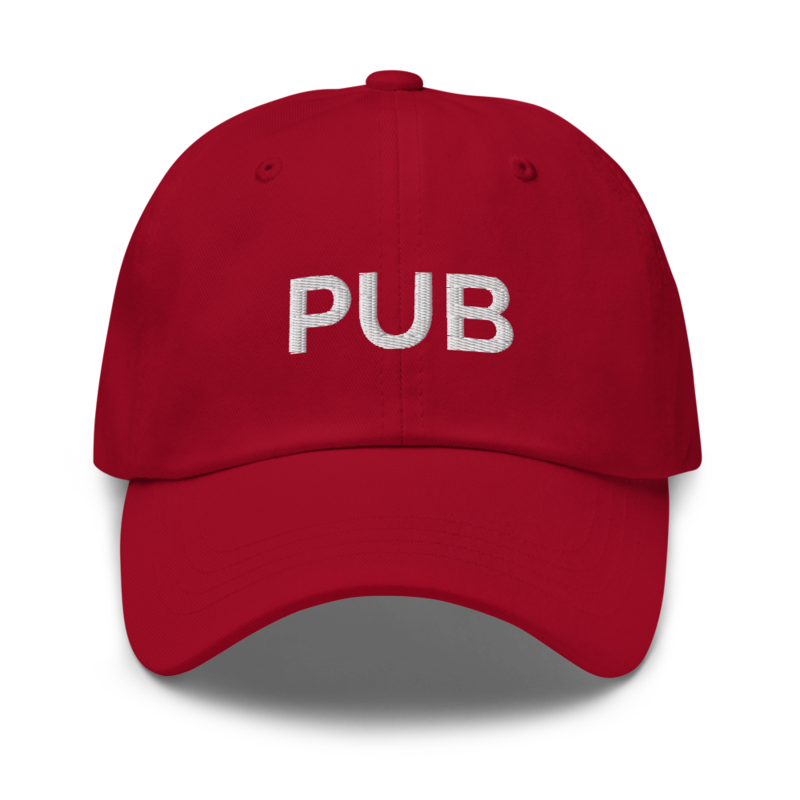 Pub Hat - Cranberry