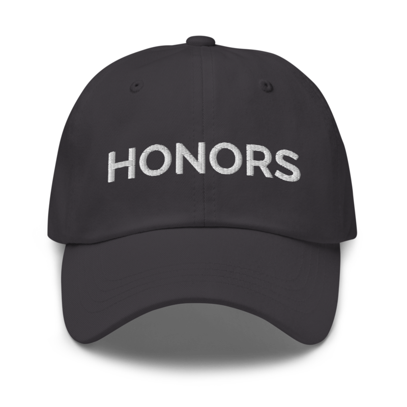 Honors Hat - Dark Grey