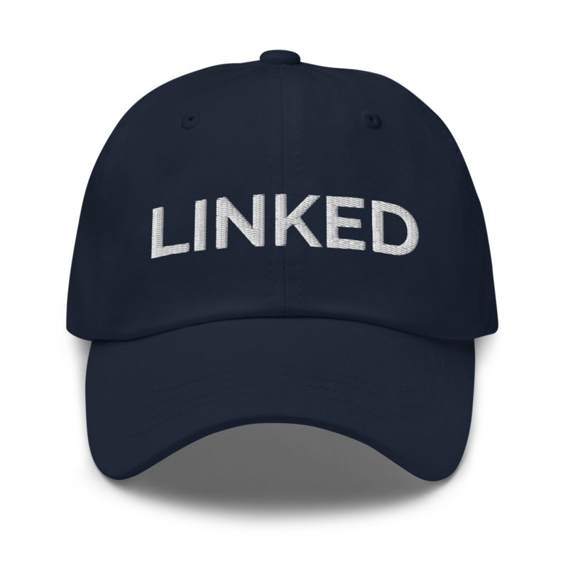 Linked Hat - Navy