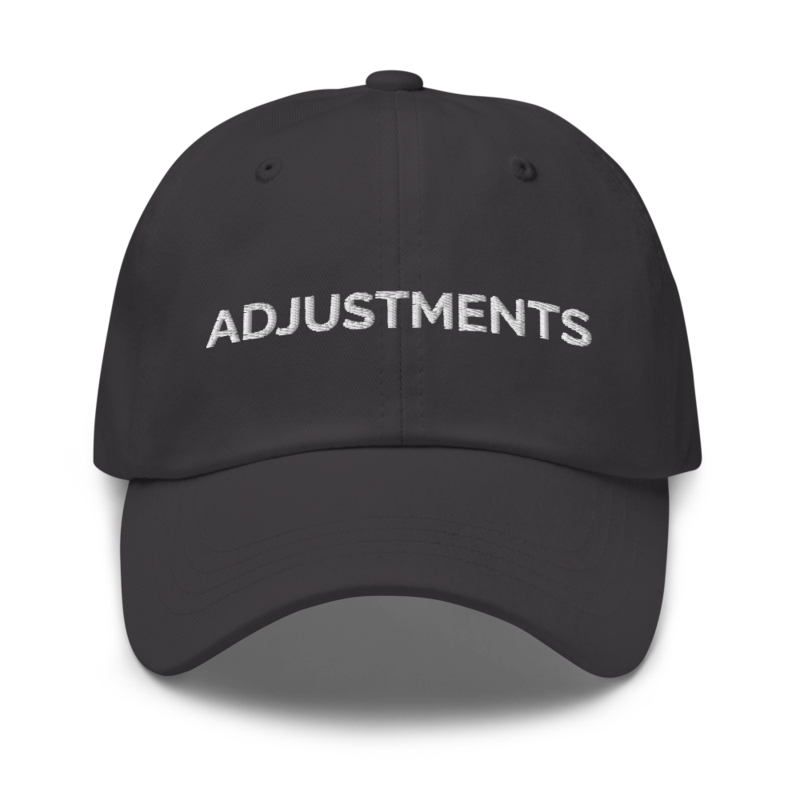 Adjustments Hat - Dark Grey